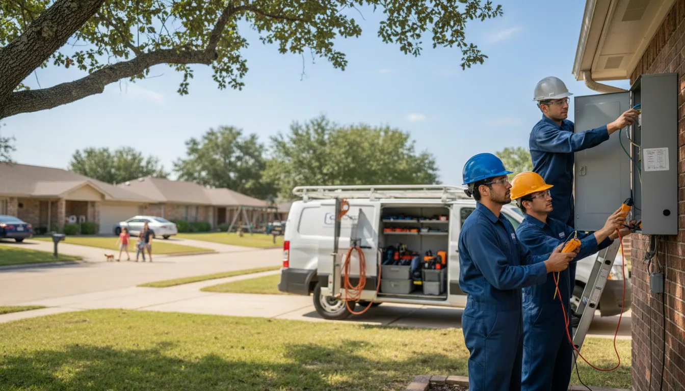 Certified electrician providing emergency electrical services in Saint Michael, MN